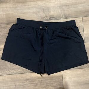 Michael Kors Navy Drawstring Swim Shorts